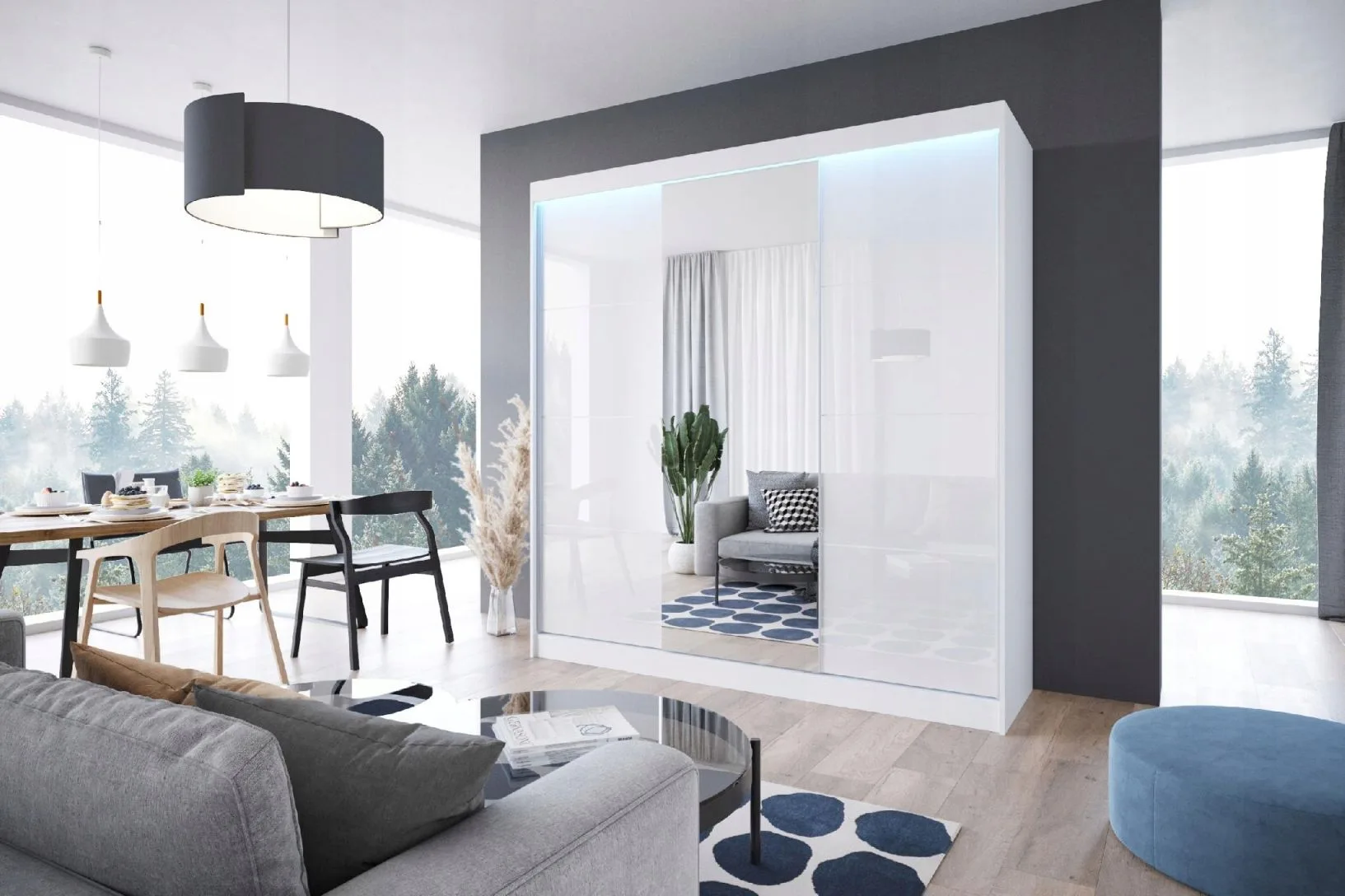 Szafa przesuwna LACO180 - obrazek 4