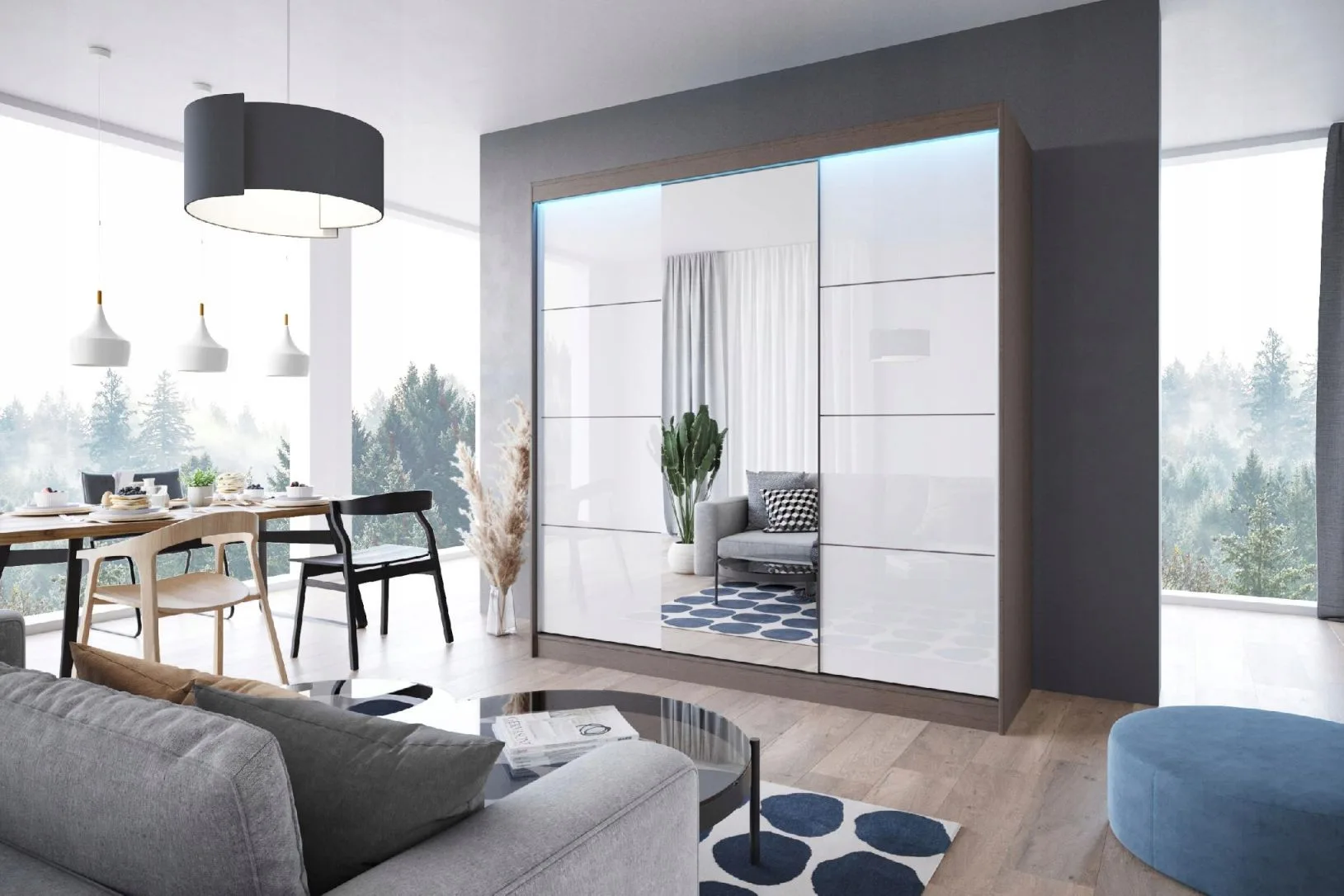 Szafa przesuwna LACO180 - obrazek 6