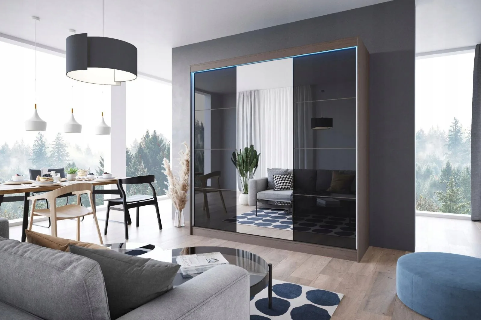 Szafa przesuwna LACO180 - obrazek 9