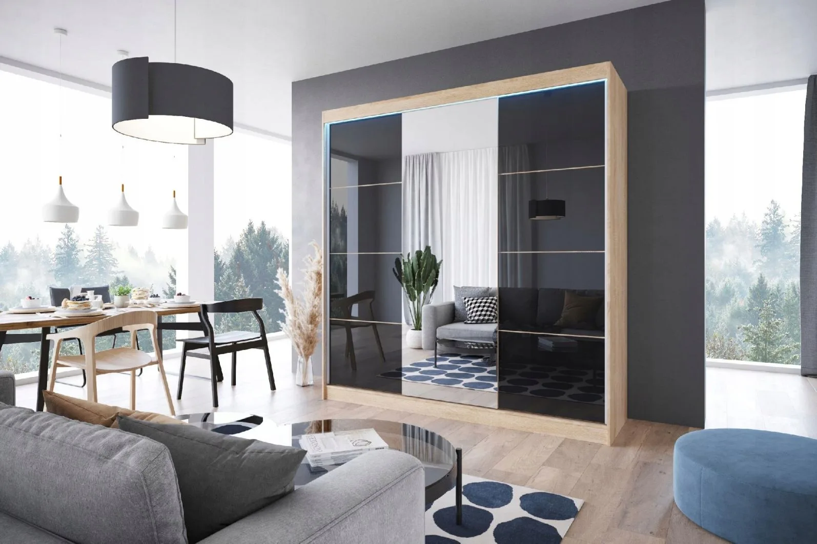 Szafa przesuwna LACO180 - obrazek 11