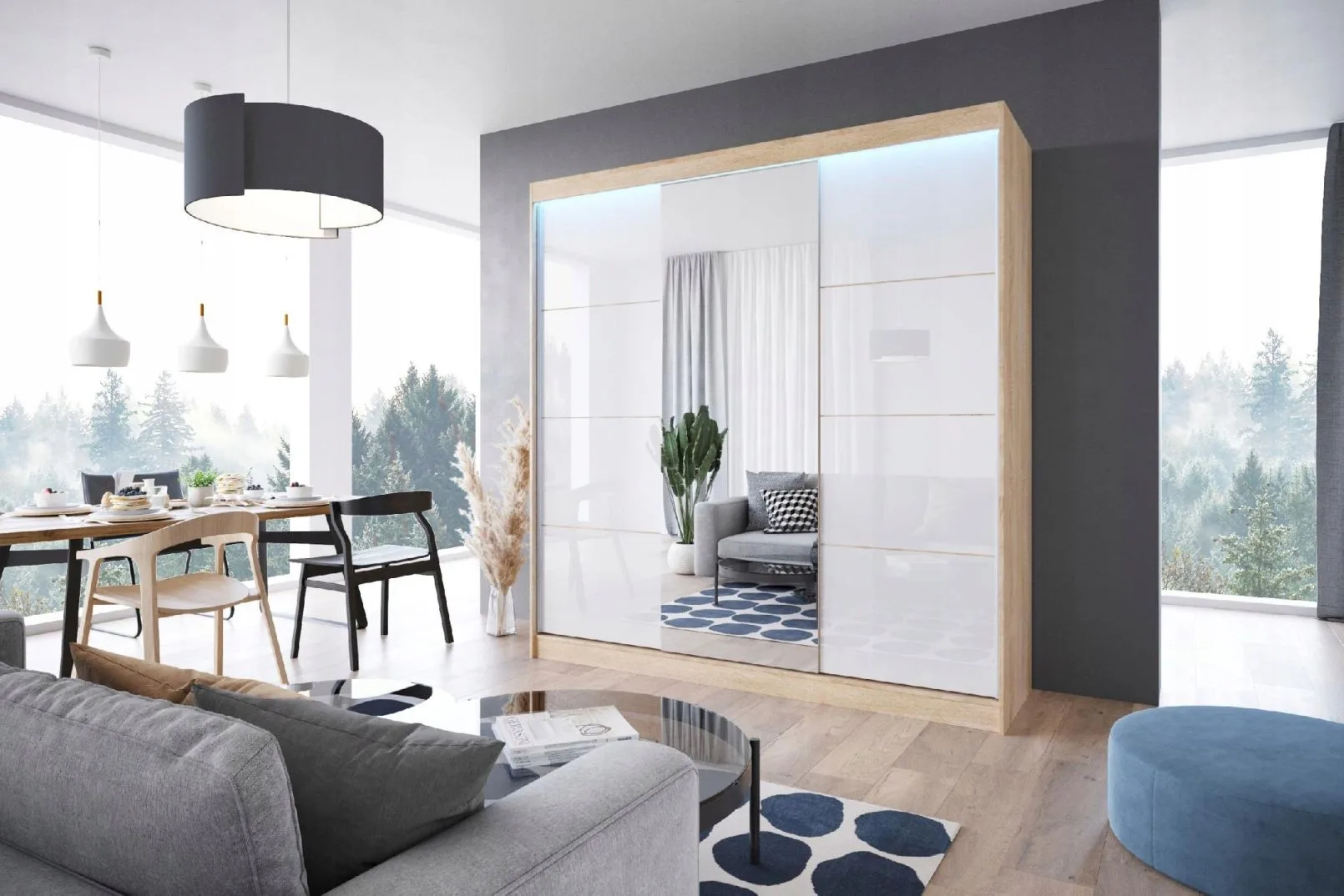 Szafa przesuwna LACO180 - obrazek 14