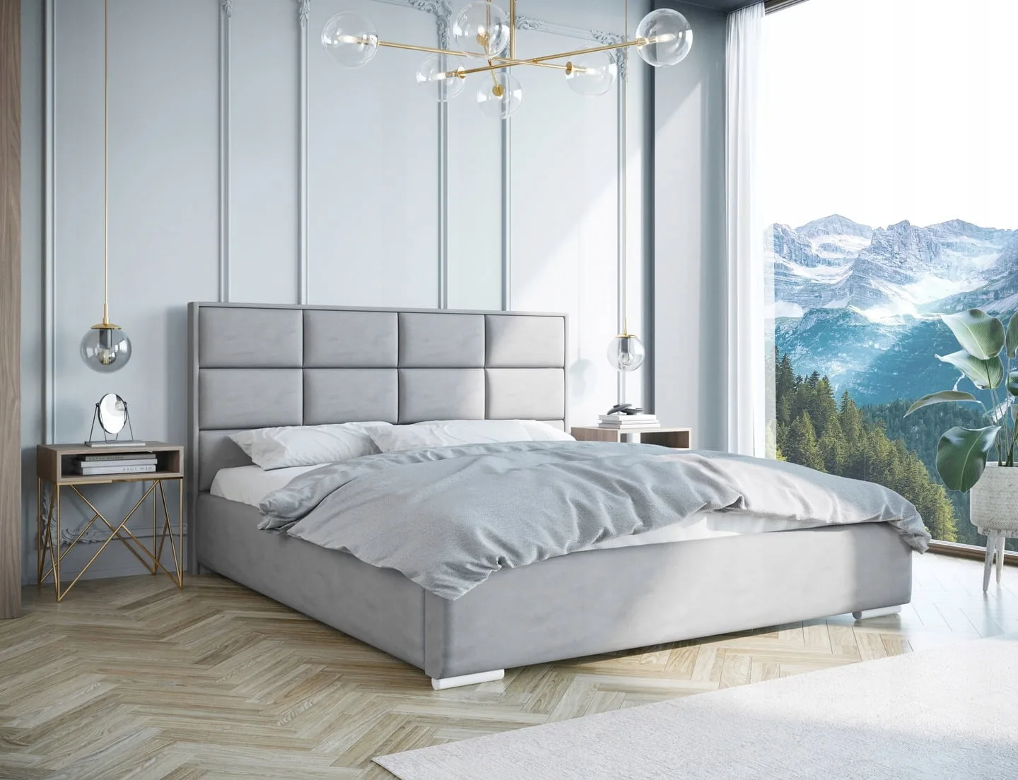 Łóżko tapicerowane MAJA